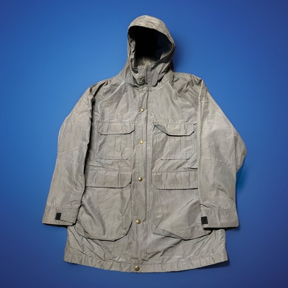 Woolrich Other - Vintage Woolrich Parka Mens‎ L  Gray Coat Hooded Long Jacket
